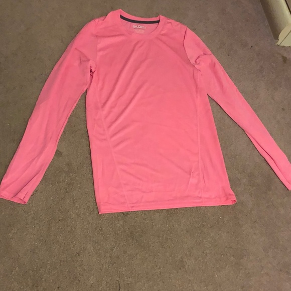 Pink Modest long sleeves activewear stretch Gym workout Lightweight Exercise top - Picture 7 of 16